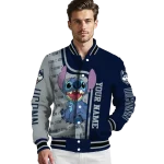 personalized uconn huskies stitch laughing blue varsity jacket best selling