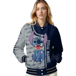 personalized uconn huskies stitch laughing blue varsity jacket best selling