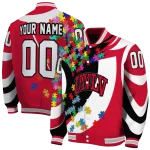 personalized unlv rebels stars and stripes slashes red varsity jacket best selling