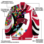 personalized unlv rebels stars and stripes slashes red varsity jacket best selling
