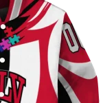 personalized unlv rebels stars and stripes slashes red varsity jacket best selling