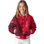 personalized unlv rebels tribal deer art red varsity jacket best selling