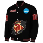 personalized usc trojans claw shred black varsity jacket best selling