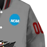 personalized usc trojans feral slash grey varsity jacket best selling
