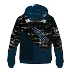personalized utah state aggies arrow matrix navy black windbreaker jacket best selling