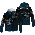 personalized utah state aggies arrow matrix navy black windbreaker jacket best selling