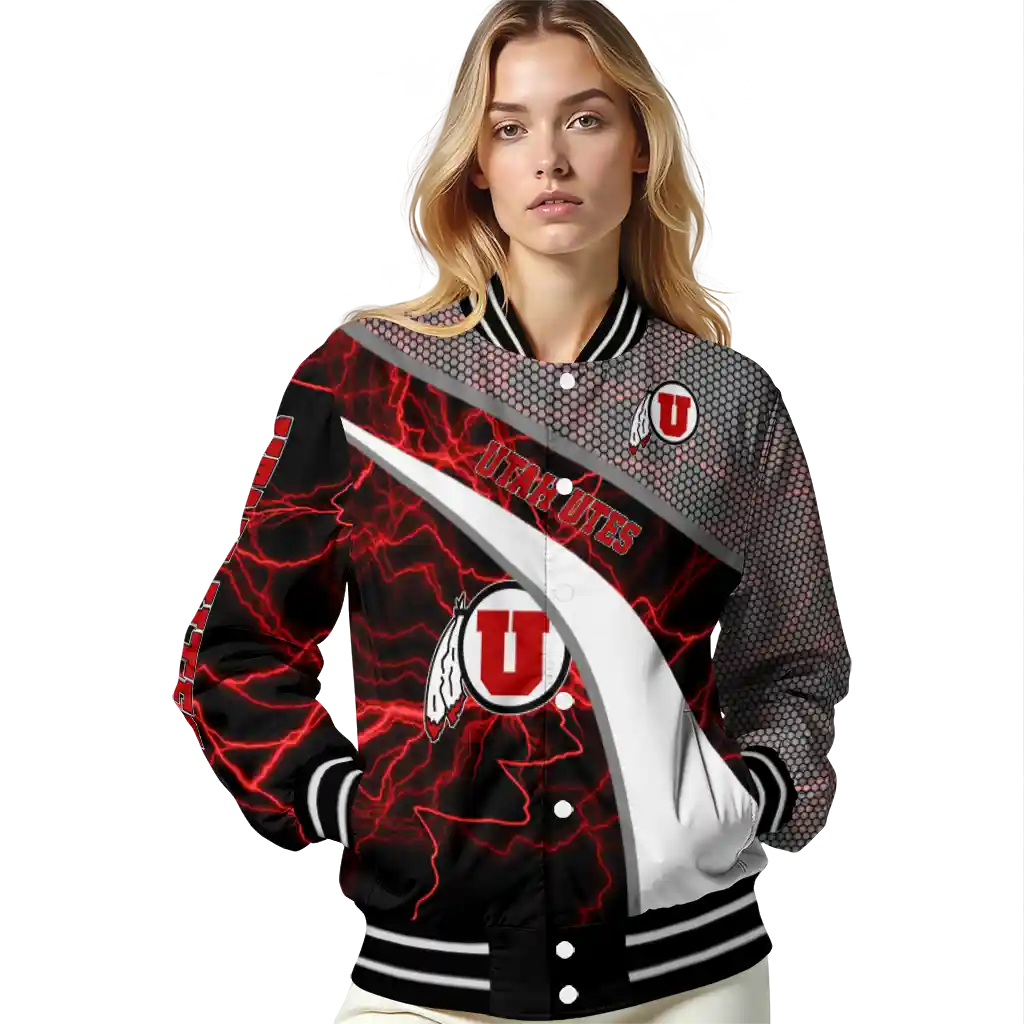 personalized utah utes electric flash red varsity jacket latest model personalized utah utes electric flash red varsity jacket latest model