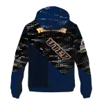 personalized utep miners arrow matrix blue black windbreaker jacket best selling