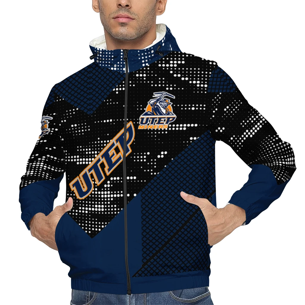 personalized utep miners arrow matrix blue black windbreaker jacket top rated personalized utep miners arrow matrix blue black windbreaker jacket top rated