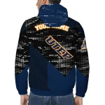 personalized utep miners arrow matrix blue black windbreaker jacket best selling