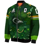 personalized utsa roadrunners shamrock vortex green bomber jacket best selling