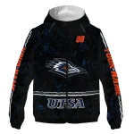 personalized utsa roadrunners shards cluster orange windbreaker jacket best selling