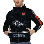 personalized utsa roadrunners shards cluster orange windbreaker jacket best selling