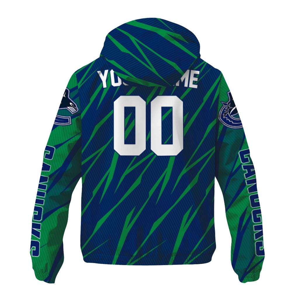 personalized vancouver canucks abstract streaks blue windbreaker jacket fashion forward personalized vancouver canucks abstract streaks blue windbreaker jacket fashion forward