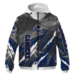 personalized vancouver canucks claw mesh blue gray windbreaker jacket best selling