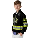 personalized vancouver canucks heartbeat accent black green bomber jacket best selling