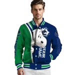 personalized vancouver canucks snoopy head blue varsity jacket best selling