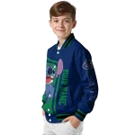 personalized vancouver canucks stitch laughing blue varsity jacket best selling