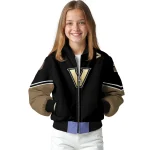personalized vanderbilt commodores chevron style black bomber jacket best selling