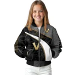 personalized vanderbilt commodores electric flash black bomber jacket best selling