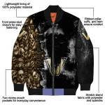 personalized vanderbilt commodores skull cluster black bomber jacket best selling
