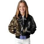 personalized vanderbilt commodores skull cluster black bomber jacket best selling