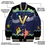 personalized vanderbilt commodores spongebob playtime black blue varsity jacket best selling