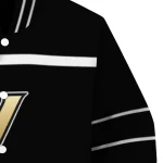 personalized vanderbilt commodores stripe statement black varsity jacket best selling
