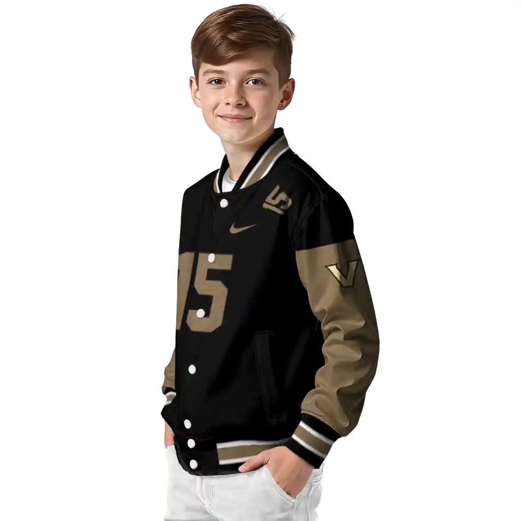 personalized vanderbilt commodores team patch black varsity jacket trendy personalized vanderbilt commodores team patch black varsity jacket trendy
