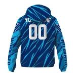 personalized villanova wildcats abstract streaks navy windbreaker jacket best selling