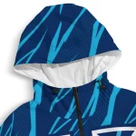 personalized villanova wildcats abstract streaks navy windbreaker jacket best selling