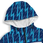 personalized villanova wildcats lightning strike grid navy windbreaker jacket best selling