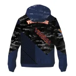 personalized virginia cavaliers arrow matrix blue black windbreaker jacket best selling