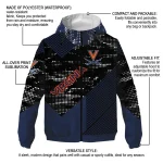 personalized virginia cavaliers arrow matrix blue black windbreaker jacket best selling