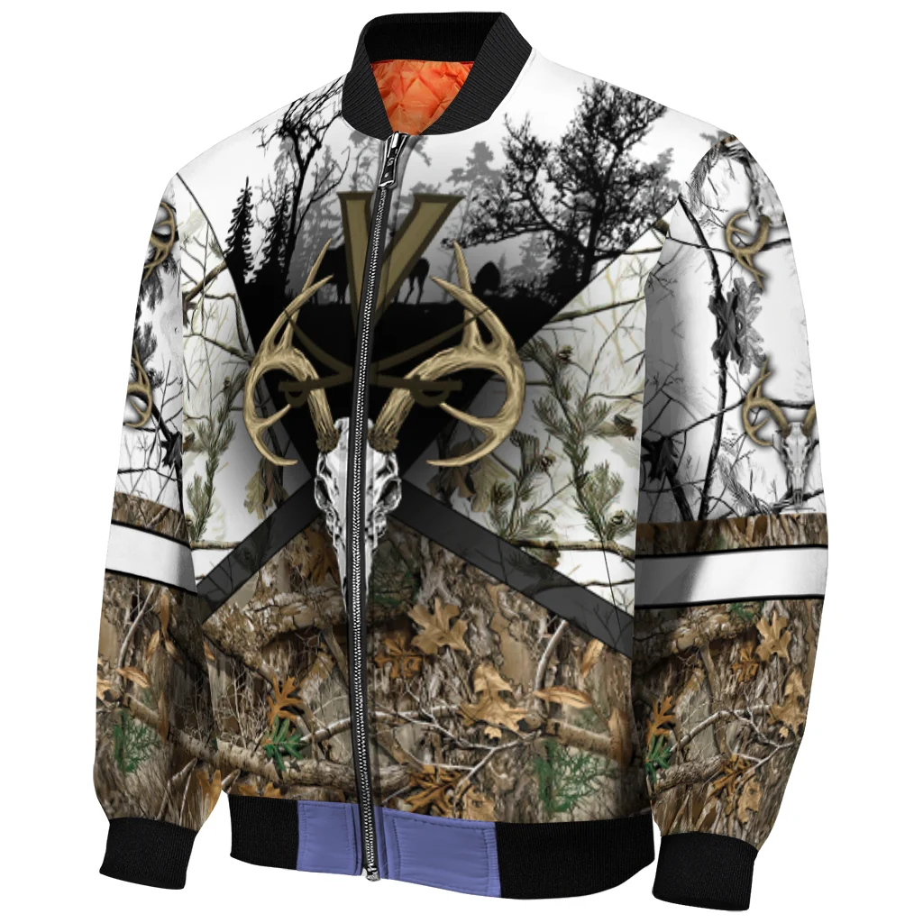 personalized virginia cavaliers deer skull camouflage white bomber jacket fashion forward personalized virginia cavaliers deer skull camouflage white bomber jacket fashion forward