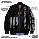 personalized virginia cavaliers star stripes blue black bomber jacket best selling
