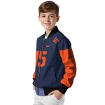 personalized virginia cavaliers team patch blue bomber jacket best selling