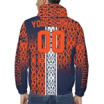 personalized virginia cavaliers tribal swirls blue windbreaker jacket best selling
