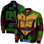 personalized virginia tech hokies turtle armor bomber jacket best selling
