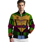 personalized virginia tech hokies turtle armor bomber jacket best selling