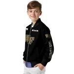 personalized wake forest demon deacons american flag skull black bomber jacket best selling