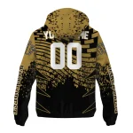 personalized wake forest demon deacons brick motion gold black windbreaker jacket best selling