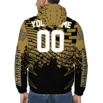 personalized wake forest demon deacons brick motion gold black windbreaker jacket best selling