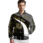 personalized wake forest demon deacons electric flash gold varsity jacket best selling
