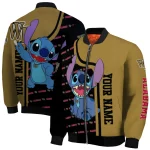 personalized wake forest demon deacons stitch laughing gold bomber jacket best selling