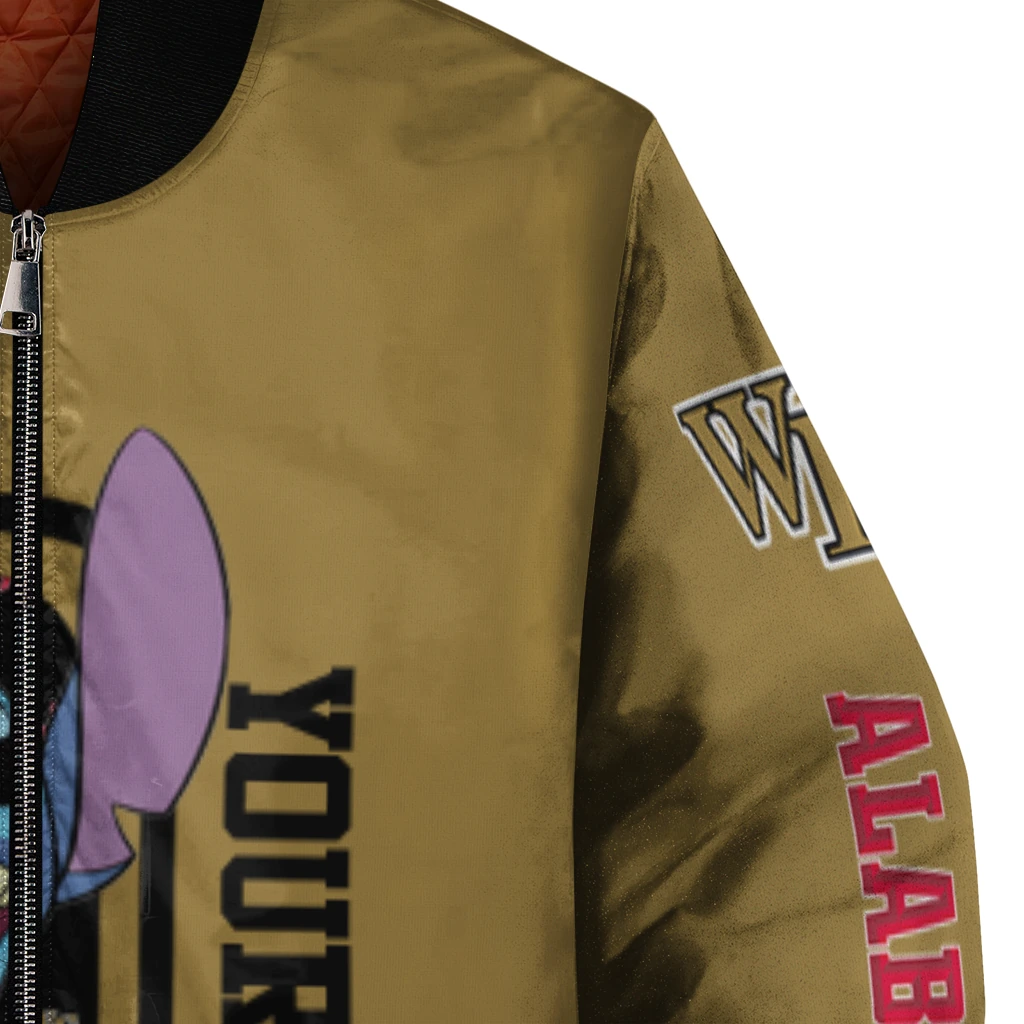 personalized wake forest demon deacons stitch laughing gold bomber jacket premium grade personalized wake forest demon deacons stitch laughing gold bomber jacket premium grade