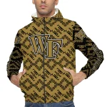 personalized wake forest demon deacons trellis mesh gold windbreaker jacket best selling