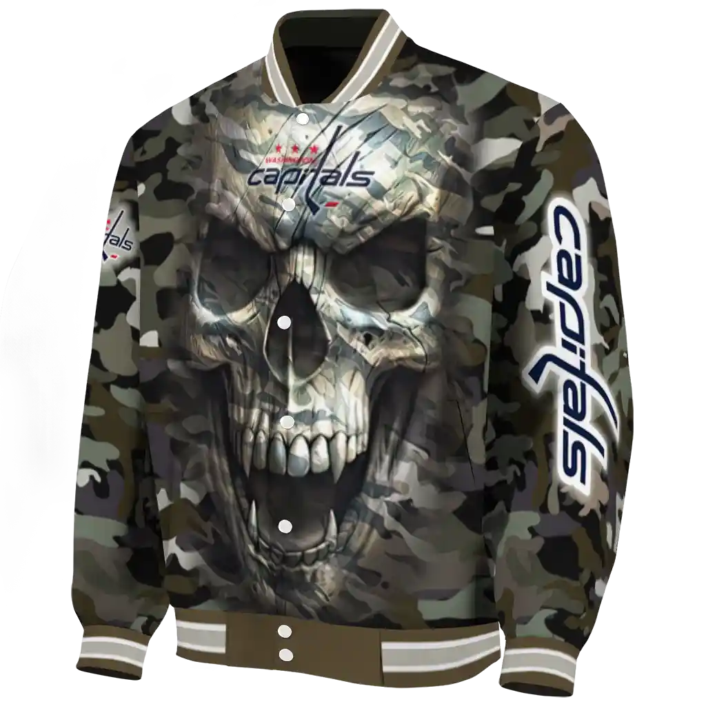 personalized washington capitals camouflage skull camouflage varsity jacket best selling personalized washington capitals camouflage skull camouflage varsity jacket best selling