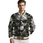 personalized washington capitals camouflage skull camouflage varsity jacket best selling
