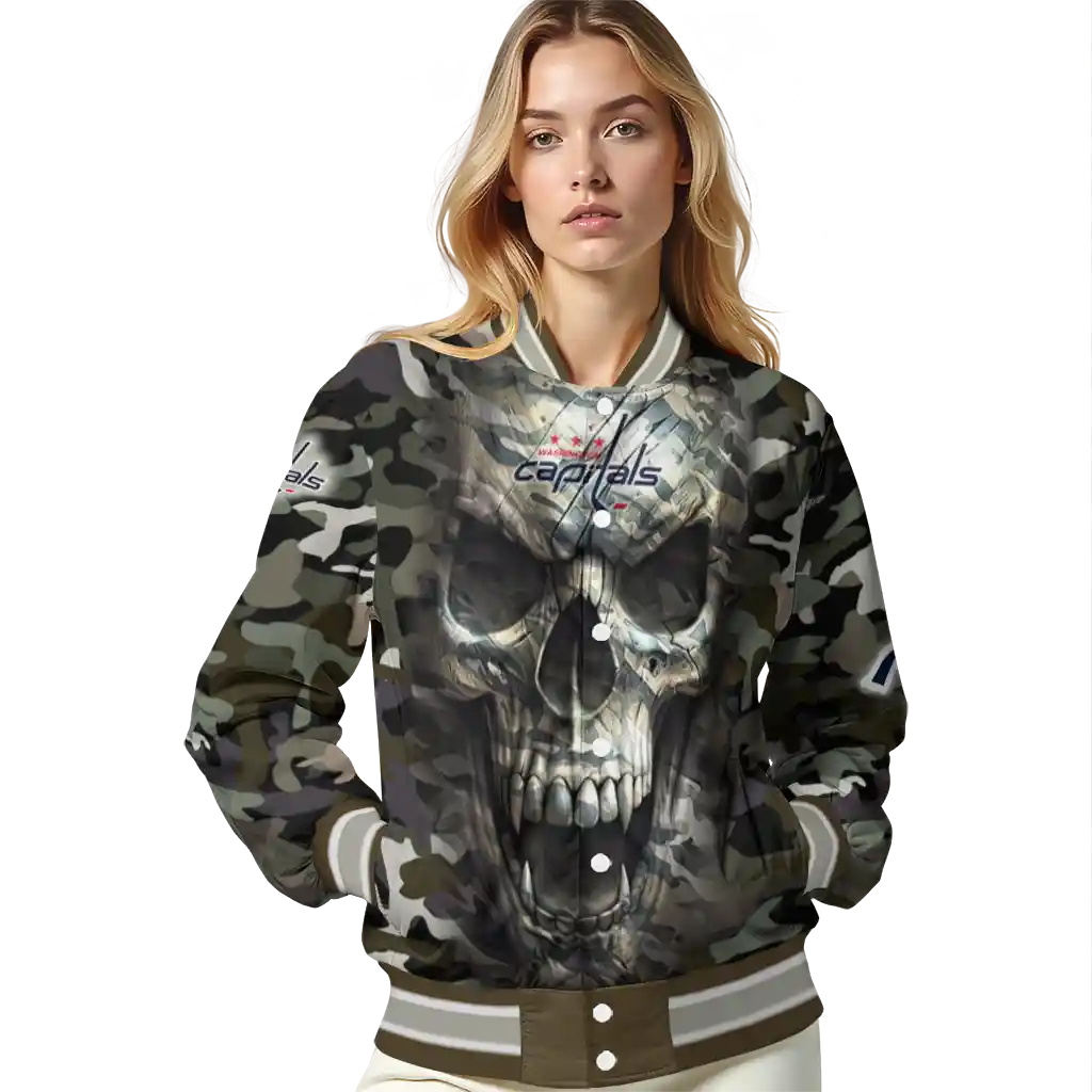 personalized washington capitals camouflage skull camouflage varsity jacket latest model personalized washington capitals camouflage skull camouflage varsity jacket latest model